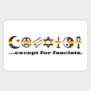 Coexist with a Twist Sticker